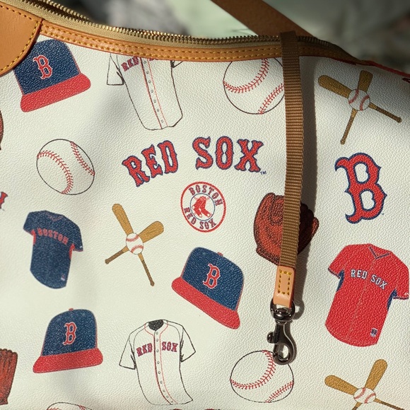 Dooney & Bourke MLB Boston Red Sox Baseball Hobo Bag - Picture 3 of 10